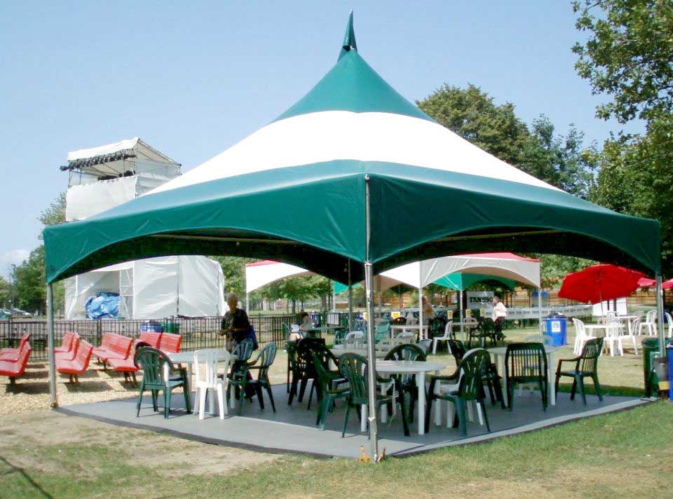 Floor Tent With Chairs And Table
